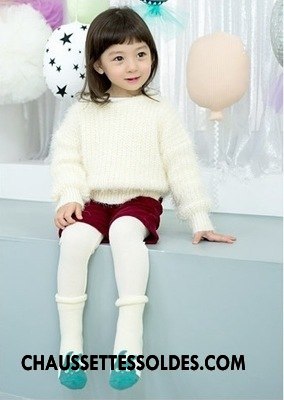 Chaussettes Mi Hautes Garçon Bébé Enfant 100% Coton Bouche Libre Hiver Renforcé Bleu
