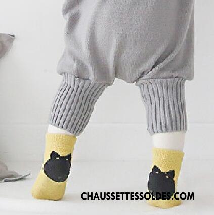 Chaussettes Mi Hautes Garçon Bébé Enfant 100% Coton Bouche Libre Hiver Renforcé Bleu