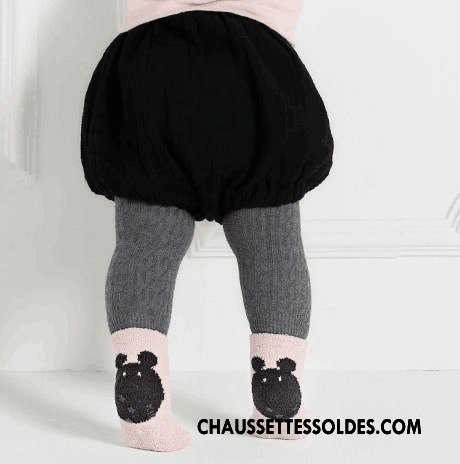 Chaussettes Mi Hautes Garçon Bébé Enfant 100% Coton Bouche Libre Hiver Renforcé Bleu