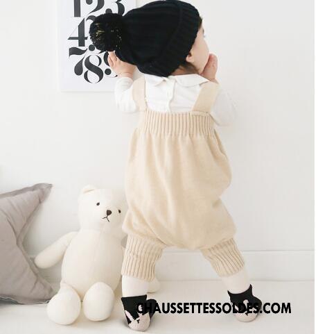 Chaussettes Mi Hautes Garçon Bébé Enfant 100% Coton Bouche Libre Hiver Renforcé Bleu