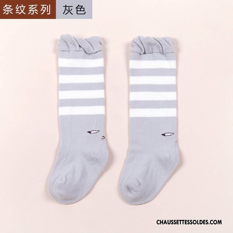 Chaussettes Mi Hautes Garçon Bébé L'automne Matelassé Le Nouveau Mince Hiver Bleu