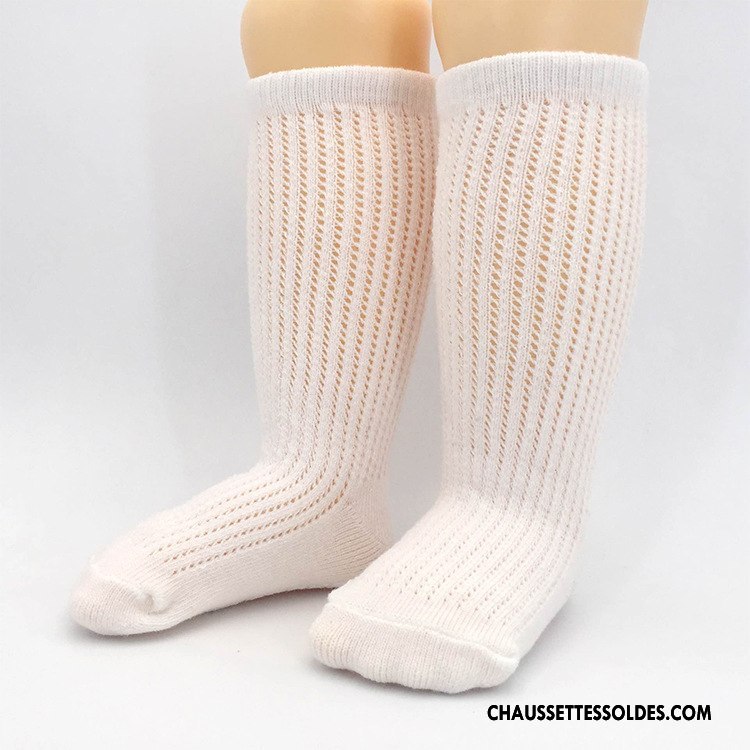 Chaussettes Mi Hautes Garçon Bébé Légère Été Creux Guipure Printemps Guêtres