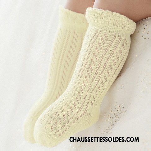 Chaussettes Mi Hautes Garçon Bébé Légère Été Creux Guipure Printemps Guêtres