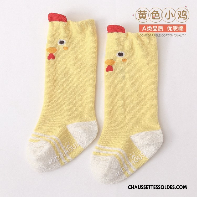 Chaussettes Mi Hautes Garçon Bébé Milieu Printemps Dessin Animé Enfant Dimensionnel Bleu