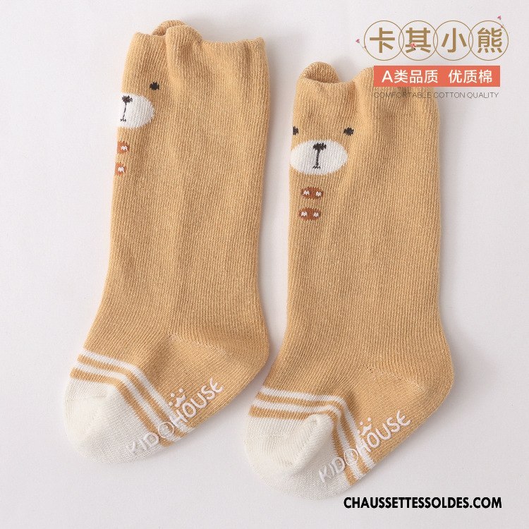 Chaussettes Mi Hautes Garçon Bébé Milieu Printemps Dessin Animé Enfant Dimensionnel Bleu