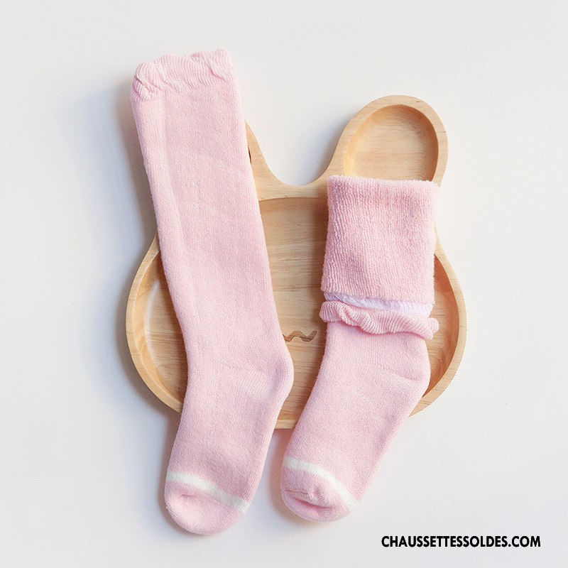 Chaussettes Mi Hautes Garçon Bébé Renforcé Dentelle 100% Coton Bouche Libre Enfant Gris