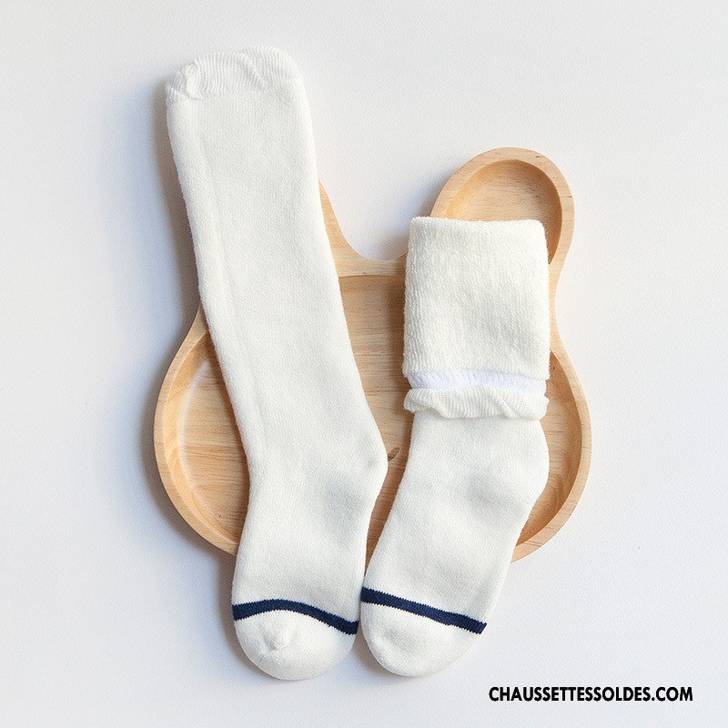 Chaussettes Mi Hautes Garçon Bébé Renforcé Dentelle 100% Coton Bouche Libre Enfant Gris