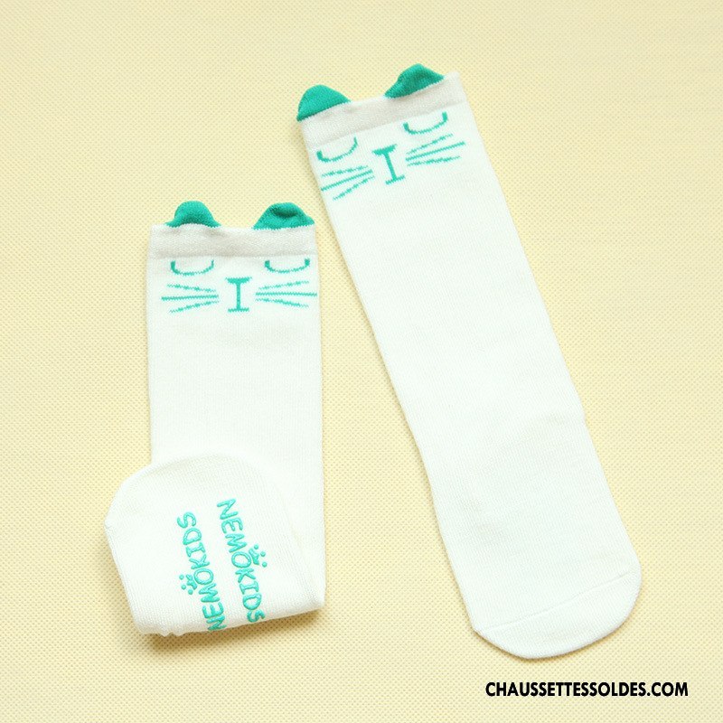 Chaussettes Mi Hautes Garçon Charmant Antidérapant Bébé Milieu Dimensionnel Printemps Jaune