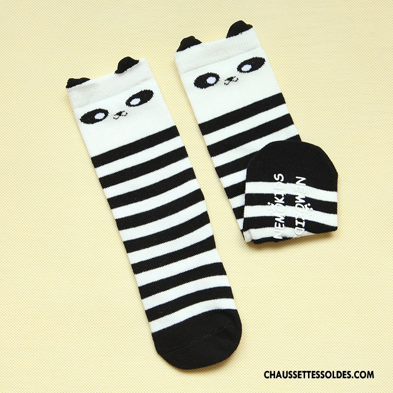 Chaussettes Mi Hautes Garçon Charmant Antidérapant Bébé Milieu Dimensionnel Printemps Jaune