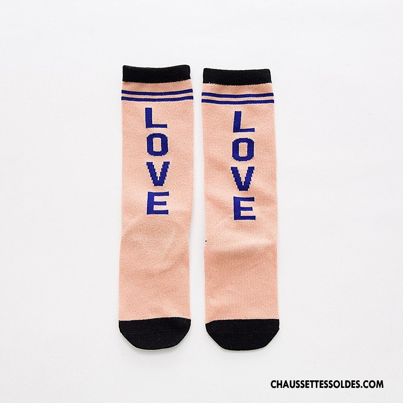 Chaussettes Mi Hautes Garçon Dessin Animé Enfant Le Nouveau Rayé Chaussettes En Coton Milieu Blanc