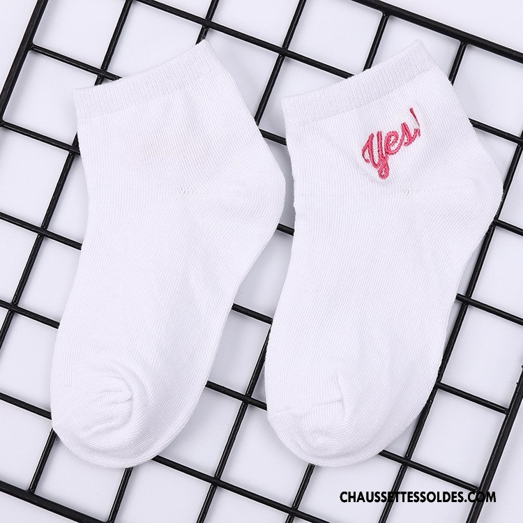 Chaussettes Mi Hautes Garçon Dessin Animé Milieu Chaussettes En Coton Nouvelles Arrivées Confortable Chaussette Courte Blanc