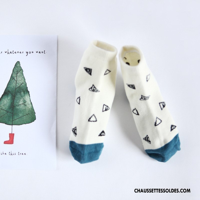 Chaussettes Mi Hautes Garçon Enfant Blanc