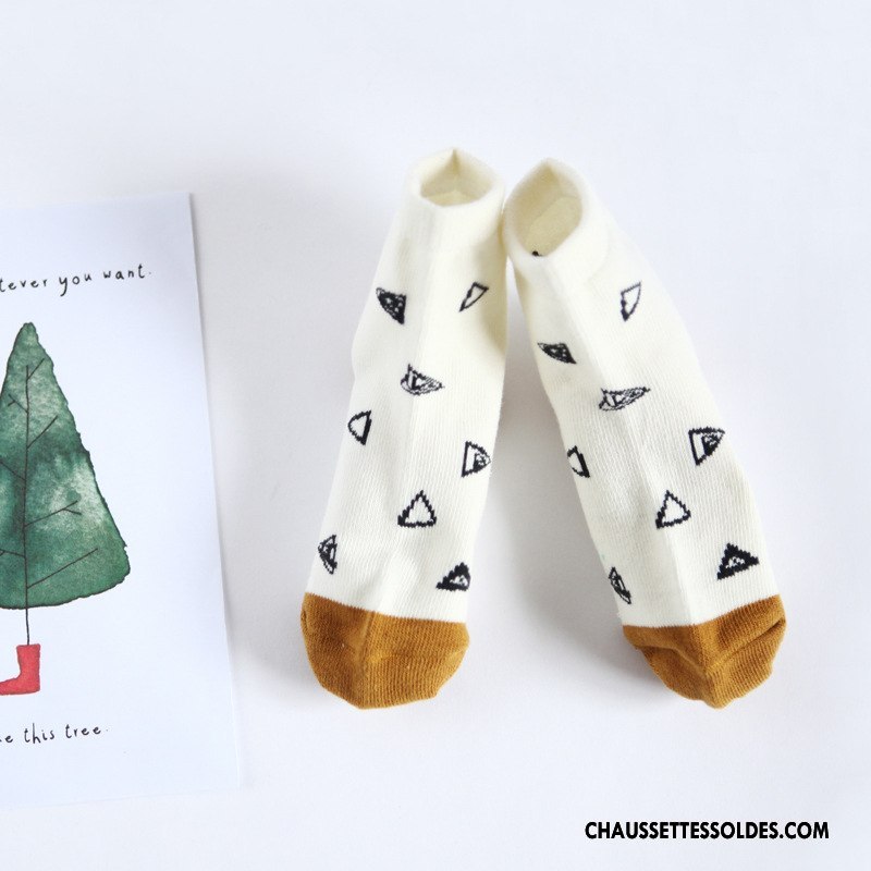 Chaussettes Mi Hautes Garçon Enfant Blanc