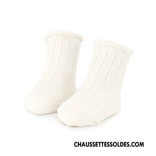 Chaussettes Mi Hautes Garçon Enfant Bouche Libre Bébé Printemps Rayé L'automne Bleu