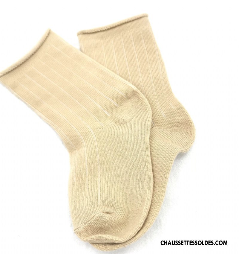 Chaussettes Mi Hautes Garçon Enfant Bouche Libre Bébé Printemps Rayé L'automne Bleu
