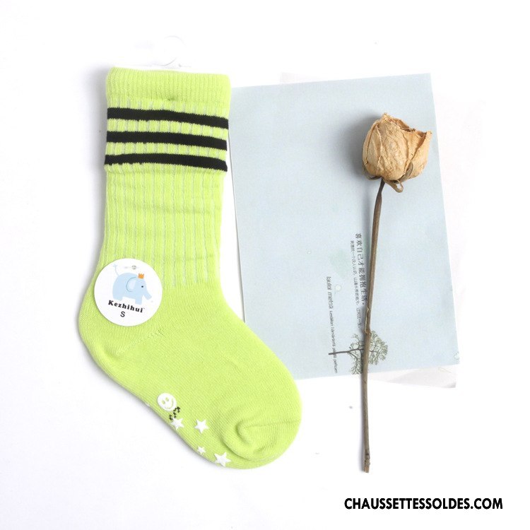 Chaussettes Mi Hautes Garçon Enfant Chaussettes En Coton Milieu Bleu