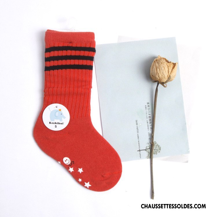 Chaussettes Mi Hautes Garçon Enfant Chaussettes En Coton Milieu Bleu