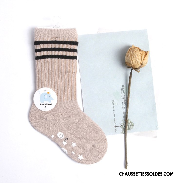 Chaussettes Mi Hautes Garçon Enfant Chaussettes En Coton Milieu Bleu