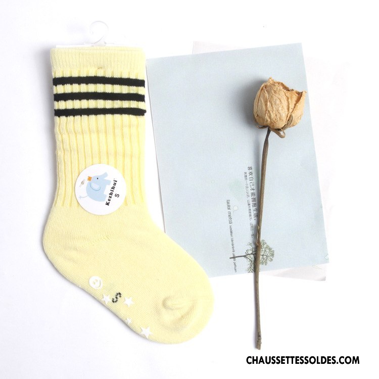 Chaussettes Mi Hautes Garçon Enfant Chaussettes En Coton Milieu Bleu