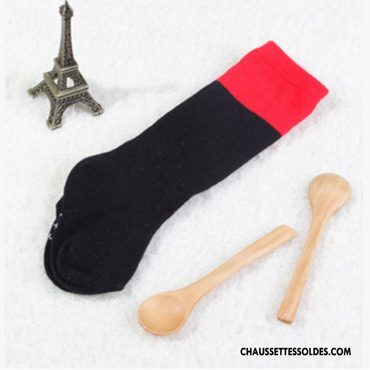 Chaussettes Mi Hautes Garçon Enfant Coton Bio Bébé Milieu Femme Bleu