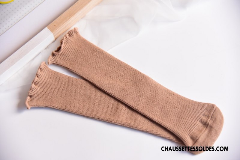 Chaussettes Mi Hautes Garçon Enfant Femme Milieu Coton Bio Printemps Bébé Bleu