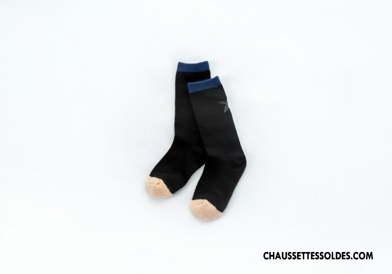 Chaussettes Mi Hautes Garçon Enfant L'automne Chaussettes En Coton Bébé Milieu Hiver Blanc