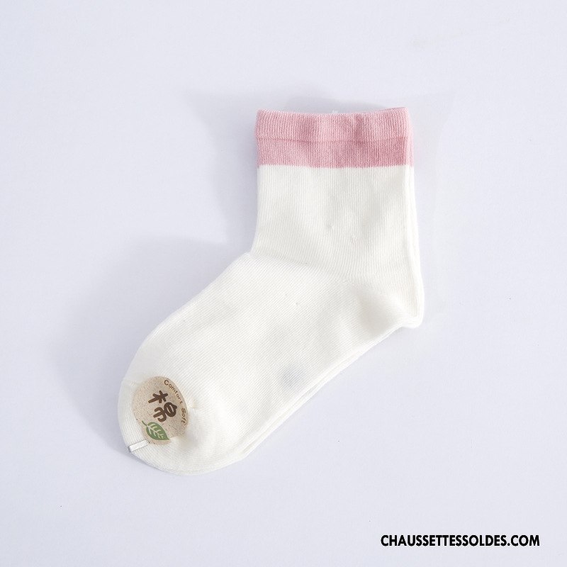 Chaussettes Mi Hautes Garçon Enfant Le Nouveau Matelassé Hiver Respirant Femme Pure Vert