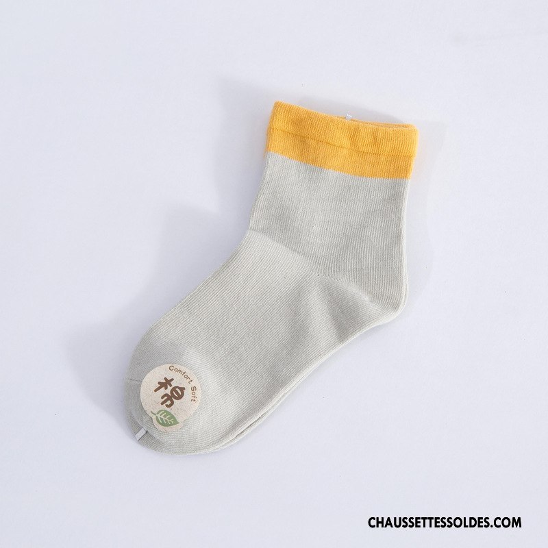 Chaussettes Mi Hautes Garçon Enfant Le Nouveau Matelassé Hiver Respirant Femme Pure Vert