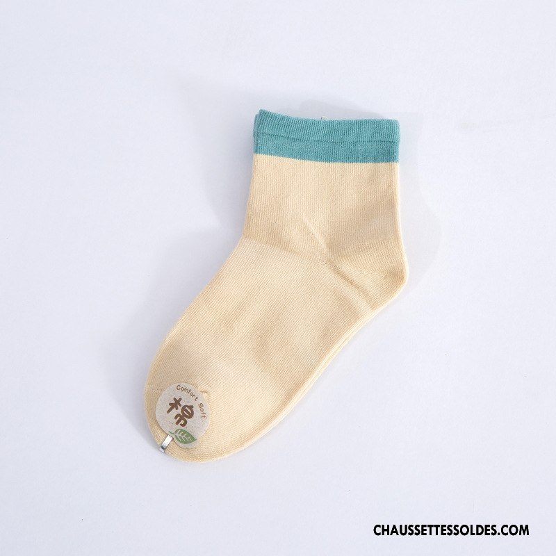 Chaussettes Mi Hautes Garçon Enfant Le Nouveau Matelassé Hiver Respirant Femme Pure Vert