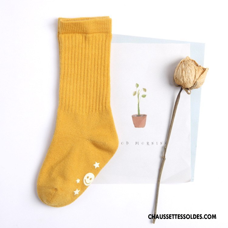 Chaussettes Mi Hautes Garçon Enfant Rétro Milieu Bleu