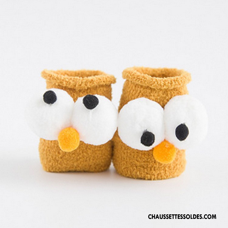 Chaussettes Mi Hautes Garçon Enfant Thermiques Le Nouveau Charmant Gros Créatif Vert