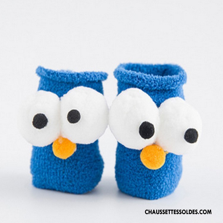 Chaussettes Mi Hautes Garçon Enfant Thermiques Le Nouveau Charmant Gros Créatif Vert