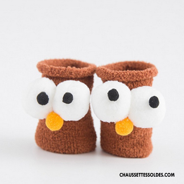 Chaussettes Mi Hautes Garçon Enfant Thermiques Le Nouveau Charmant Gros Créatif Vert