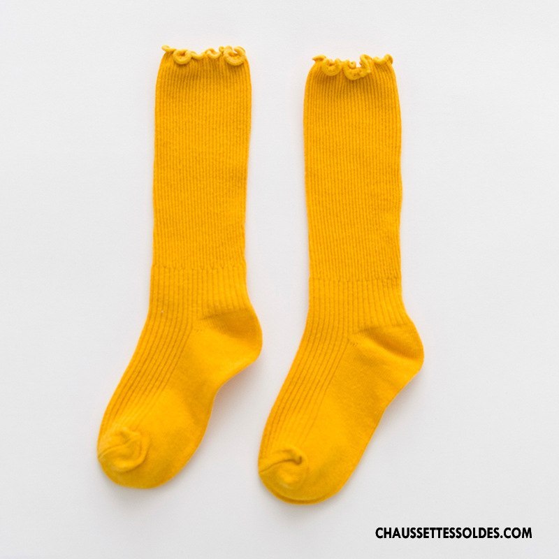 Chaussettes Mi Hautes Garçon Femme Bois Le Nouveau Été Bébé Enfant Bleu