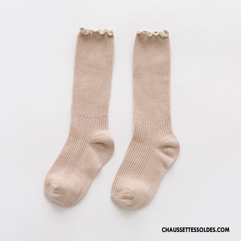 Chaussettes Mi Hautes Garçon Femme Bois Le Nouveau Été Bébé Enfant Bleu