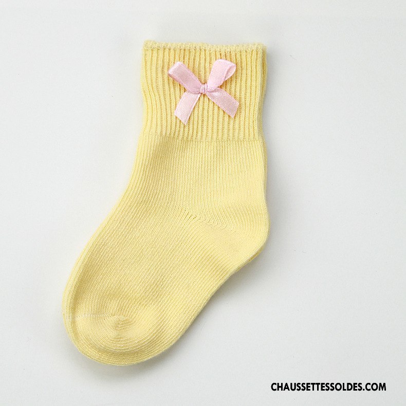 Chaussettes Mi Hautes Garçon Fluide Doux Coton Bio Bouche Libre Charmant Enfant Papillon Bleu