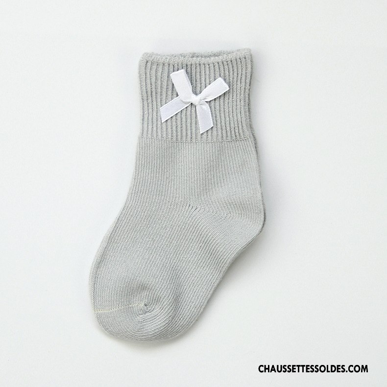 Chaussettes Mi Hautes Garçon Fluide Doux Coton Bio Bouche Libre Charmant Enfant Papillon Bleu