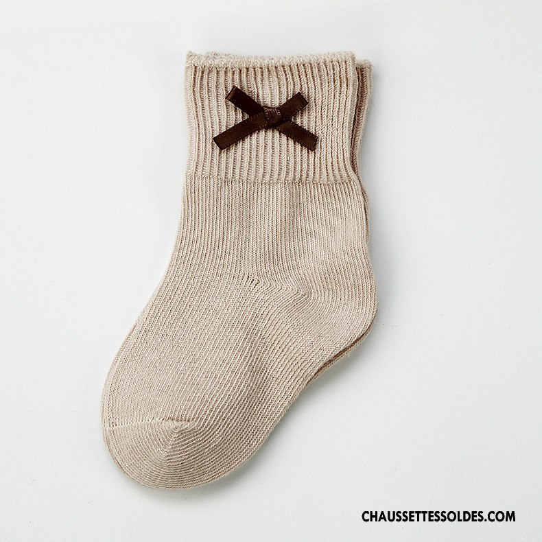 Chaussettes Mi Hautes Garçon Fluide Doux Coton Bio Bouche Libre Charmant Enfant Papillon Bleu