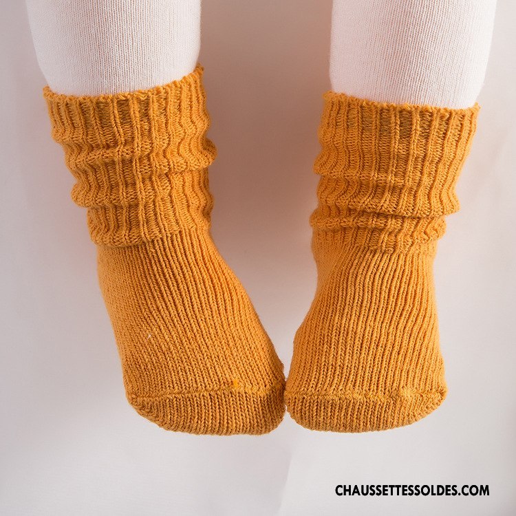 Chaussettes Mi Hautes Garçon Gros Petit L'automne Le Nouveau Bébé Enfant Bleu Rouge