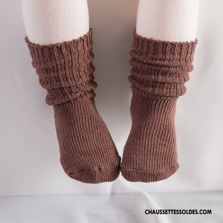 Chaussettes Mi Hautes Garçon Gros Petit L'automne Le Nouveau Bébé Enfant Bleu Rouge