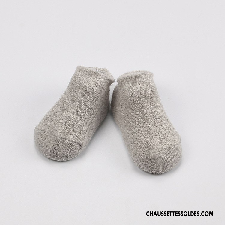 Chaussettes Mi Hautes Garçon Légère Été Enfant Bébé Creux Guipure Engrener Or