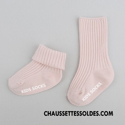 Chaussettes Mi Hautes Garçon Milieu Bébé Rayé Enfant Antidérapant Courte Bleu