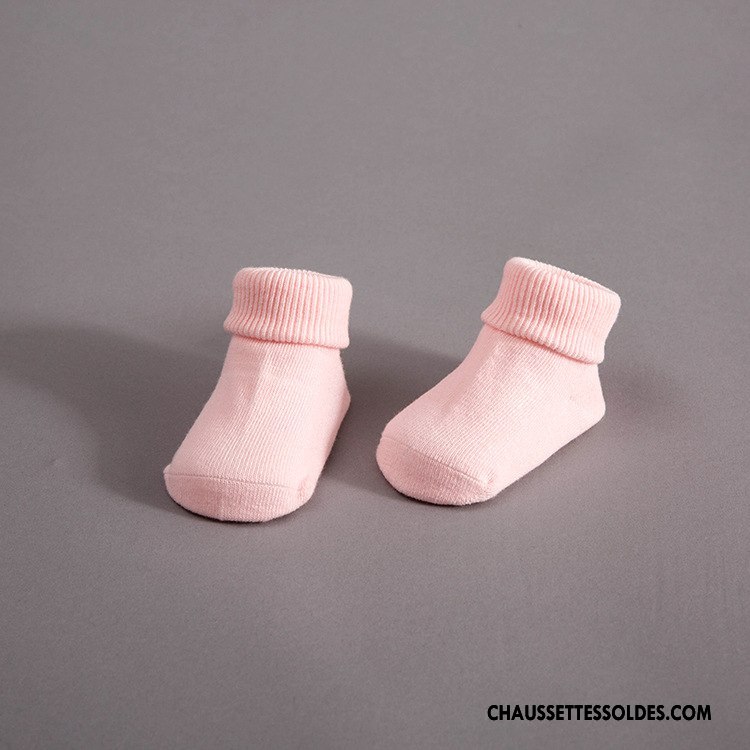 Chaussettes Mi Hautes Garçon Milieu Plaine Rayé Courte Enfant Antidérapant Blanc