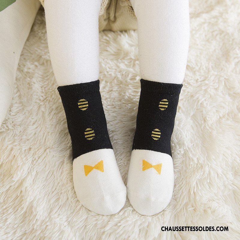 Chaussettes Mi Hautes Garçon Nouveau Été Antidérapant Bébé Printemps Chaussette Basse Coupée Bleu