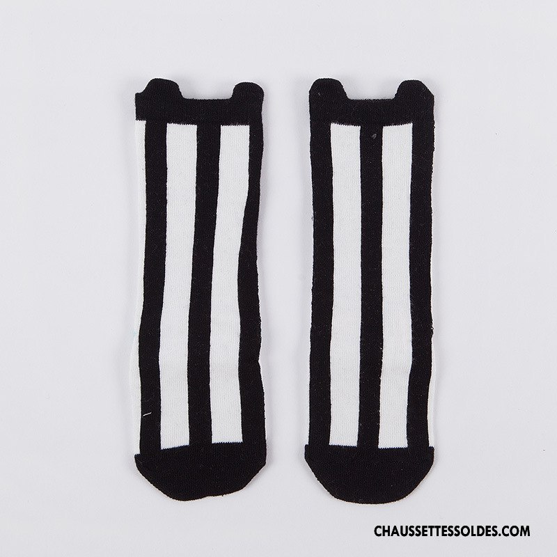 Chaussettes Mi Hautes Garçon Printemps Milieu Antidérapant Le Nouveau Bouche Libre Bébé Marron / Brun