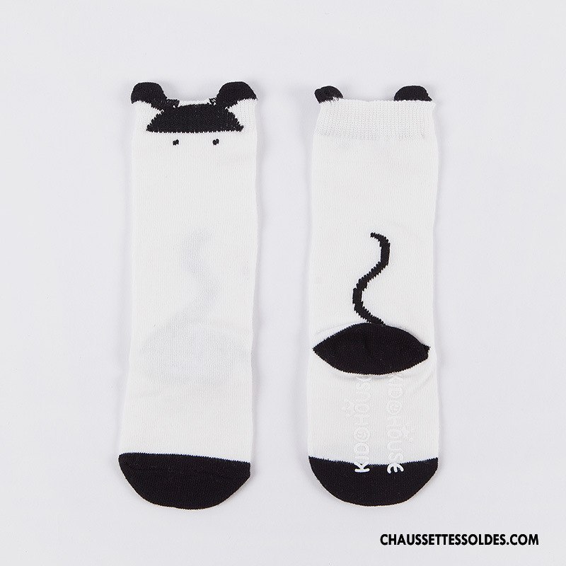 Chaussettes Mi Hautes Garçon Printemps Milieu Antidérapant Le Nouveau Bouche Libre Bébé Marron / Brun