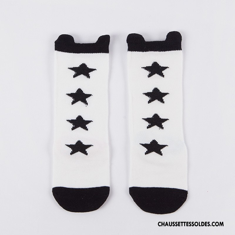 Chaussettes Mi Hautes Garçon Printemps Milieu Antidérapant Le Nouveau Bouche Libre Bébé Marron / Brun