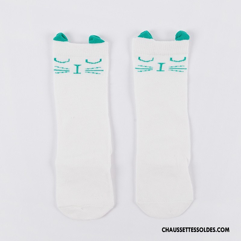 Chaussettes Mi Hautes Garçon Printemps Milieu Antidérapant Le Nouveau Bouche Libre Bébé Marron / Brun