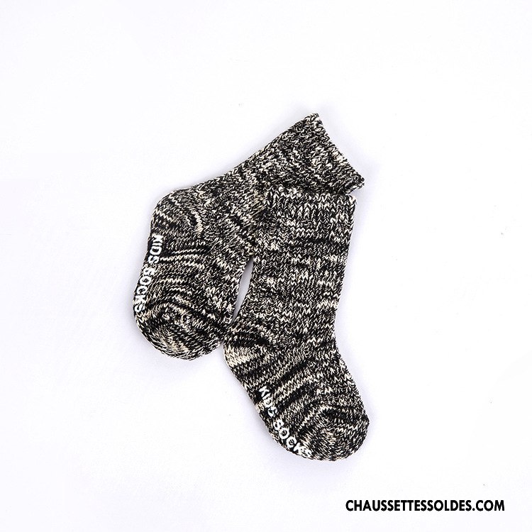 Chaussettes Mi Hautes Garçon Renforcé Bambou Bébé L'automne Chaussette Courte Yarn Gris