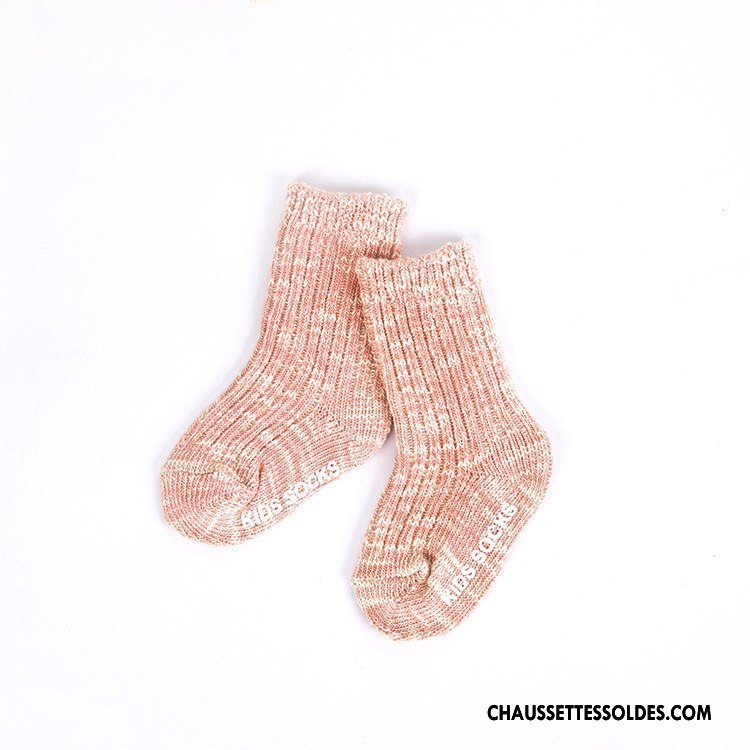 Chaussettes Mi Hautes Garçon Renforcé Bambou Bébé L'automne Chaussette Courte Yarn Gris